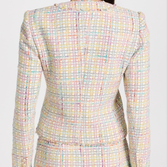 Generation Love Pastel Tweed Blazer-M - Picture 6 of 14